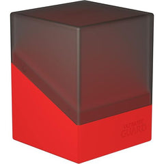 The Ultimate Guard Boulder 100+ SYNERGY is built to house and keep safe at least 100 double sleeved cards. The Boulders are available in 5 different color combinations: So whether youre a white/blue player striving for peace or you identify more with green/black bloodthirsty zombies, were sure youll find the perfect box for your deck.