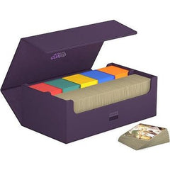 This ultimate box truly caters to all your needs! With the capacity to store over 800 double-sleeved cards, Toploaders, and dedicated compartments for accommodating multiple boxes such as Boulders and Deck Cases, the and Arkhive 800+ provide the perfect space for both cubing and storage!