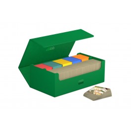 This ultimate box truly caters to all your needs! With the capacity to store over 800 double-sleeved cards, Toploaders, and dedicated compartments for accommodating multiple boxes such as Boulders and Deck Cases, the Arkhive 800+ provide the perfect space for both cubing and storage!