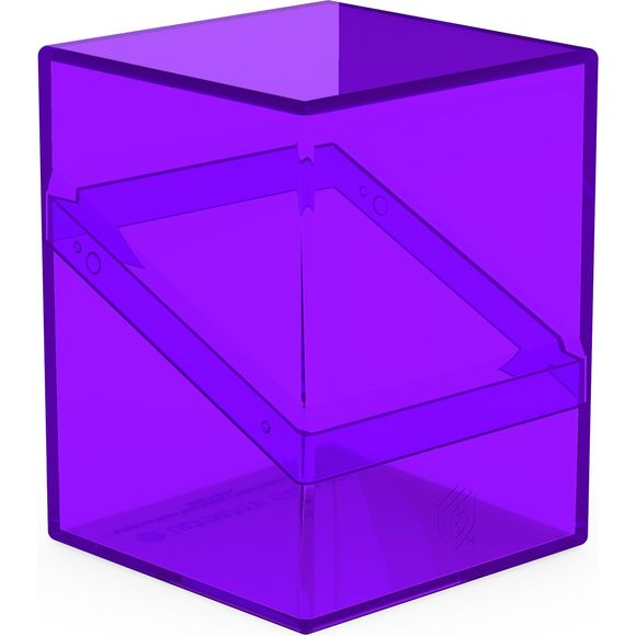 The legend is back in an all new look: with the transparent Boulder 100+ Clear, you'll always know exactly which cards are in your deck box. The Boulder 100+ Clear is a durable and reliable deck box with a secure closure. It can hold up to 100 double-sleeved or 120 single-sleeved cards from all popular trading card games like Magic: The Gathering, Pokemon, Lorcana, One Piece, or Yu-Gi-Oh!