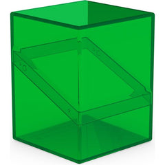The legend is back in an all new look: with the transparent Boulder 100+ Clear, you'll always know exactly which cards are in your deck box. The Boulder 100+ Clear is a durable and reliable deck box with a secure closure. It can hold up to 100 double-sleeved or 120 single-sleeved cards from all popular trading card games like Magic: The Gathering, Pokemon, Lorcana, One Piece, or Yu-Gi-Oh!