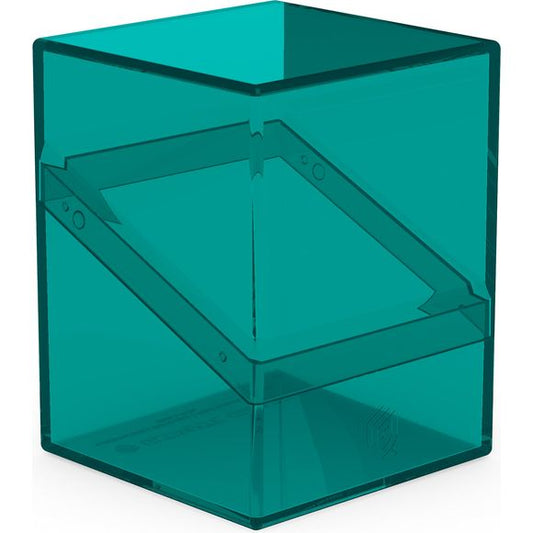 The legend is back in an all new look: with the transparent Boulder 100+ Clear, you'll always know exactly which cards are in your deck box. The Boulder 100+ Clear is a durable and reliable deck box with a secure closure. It can hold up to 100 double-sleeved or 120 single-sleeved cards from all popular trading card games like Magic: The Gathering, Pokemon, Lorcana, One Piece, or Yu-Gi-Oh!