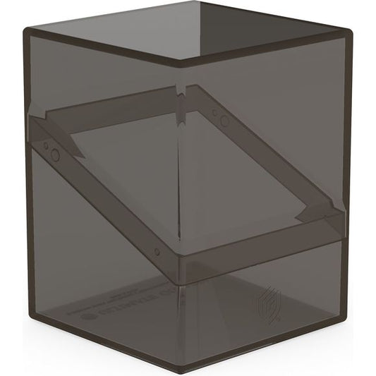 The legend is back in an all new look: with the transparent Boulder 100+ Clear, you'll always know exactly which cards are in your deck box. The Boulder 100+ Clear is a durable and reliable deck box with a secure closure. It can hold up to 100 double-sleeved or 120 single-sleeved cards from all popular trading card games like Magic: The Gathering, Pokemon, Lorcana, One Piece, or Yu-Gi-Oh!