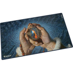The 61x35cm Play-Mat protects cards and sleeves while playing and improves the gaming experience thanks to its anti-slip underside, while the stitched edges guarantee an even longer service life. The top side of the Play-Mat is printed with officially licensed artworks from Magic: The Gathering's upcoming set "Tarkir: Dragonstorm".