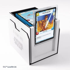 Gamegenic Star Wars: Unlimited Deck Box - White/Black Deck Pod