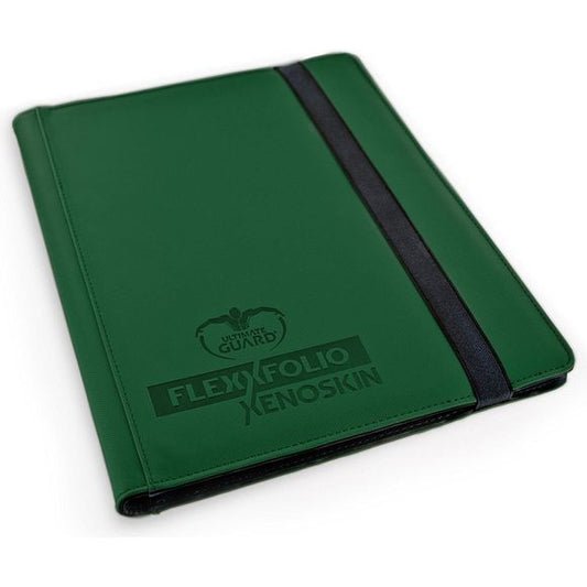 Ultimate Guard 9-Pocket XenoSkin FlexXfolio Card Binder, Green | Galactic Toys & Collectibles