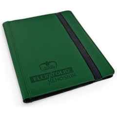 Ultimate Guard 9-Pocket XenoSkin FlexXfolio Card Binder, Green | Galactic Toys & Collectibles