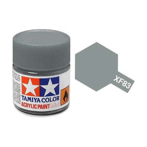 Tamiya Acrylic Paints are made from water-soluble acrylic resins and are excellent for either brush or spray painting. These paints can be used on styrol resins, styrofoam, wood, plus all of the common model plastics. The paint covers well, flows smoothly with no blushing or fading, and can be blended easily. 10ml screw top bottle. 

Proper ratio for paint thickness differs according to weather conditions. Rough guidelines of thinning ratio is2:1-3:1 ( Tamiya Acrylic paint : thinner).