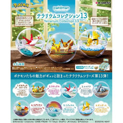 Re-Ment's newest "Pokemon Terrarium" lineup is loaded with your favorite Pokemon in refreshing vignettes! There are six different items to collect and trade, and you'll get the full set. Place your order today!

[Lineup]:

Pikachu & Eevee
Latias
Aron
Quilava
Oshawott
Jolteon
