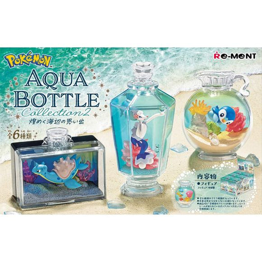 Re-Ment Pokemon Aqua Bottle Collection 2 Glittering Seaside Memories - 1 Random