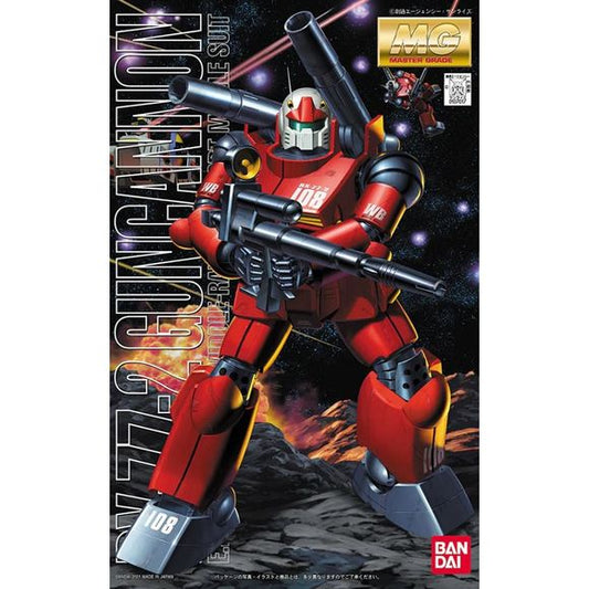 Bandai Gundam RX-77-2 Guncannon with Special Clear Armor Parts MG 1/100 Scale Model Kit | Galactic Toys & Collectibles