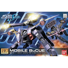 Quadruped design from Gundam Seed with interchangeable back mounted weapons. New Remaster version features more vivid colors, action base attachments, and faction markings.