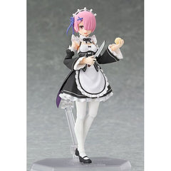 "Rem, Rem. It appears our guest is acting rather strange."

From the anime series "Re:ZERO -Starting Life in Another World-" comes a rerelease of the figma of the older of the maids working at the Roswaal mansion - Ram!