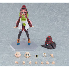 Let's go on a proper camp next time!

From the anime series "Laid-Back Camp" comes a figma of the main character Nadeshiko Kagamihara!

· Using the smooth yet posable joints of figma, you can create a variety of poses.
· A flexible plastic is used for important areas, allowing proportions to be kept without compromising posability.
· She comes with three face plates including a smiling face, a cheerful face and a smiling face with closed eyes!
· She comes with a cup of curry noodles, chopsticks, her
