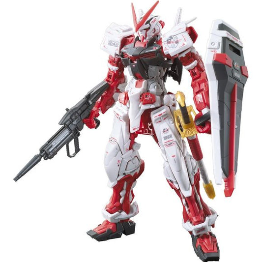 The Gundam Astray Red Frame is recreated for the RG line! This katana wielding Gundam from Gundam Seed Astray features a new Advanced MS Joint system that recreates its internal structure through sophisticated color separation that allows for a highly articulated completed model.