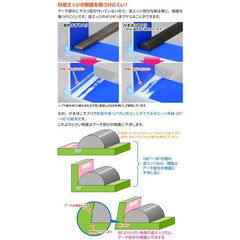 GodHand KF-5-S Stainless Steel Hobby Kamaboko Half-Round File Sanding Plastic | Galactic Toys & Collectibles
