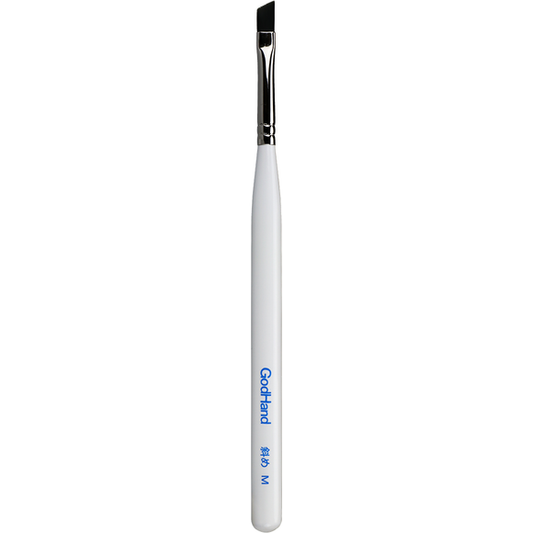 GodHand EBRSUP-NM Brushwork Softest Hobby Angular Paint Brush Medium w/ Cap