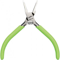 The GodHand BND-115-N Sharaku Bending Pliers features a diagonal tip to improve work efficiency and comfort. No grooves on the holding section, so you don't have to worry about scratching what your holding.  Works fantastic for bending parts. Overall length: Approx. 115 mm.