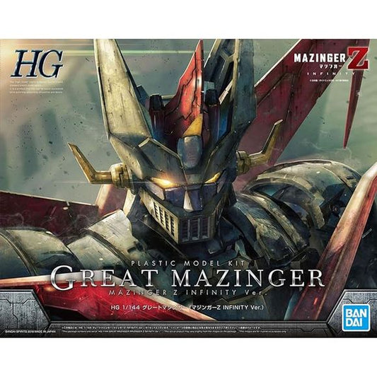 Bandai Hobby Great Mazinger (Mazinger Z Infinity Ver.) HG 1/144 Scale Model Kit | Galactic Toys & Collectibles