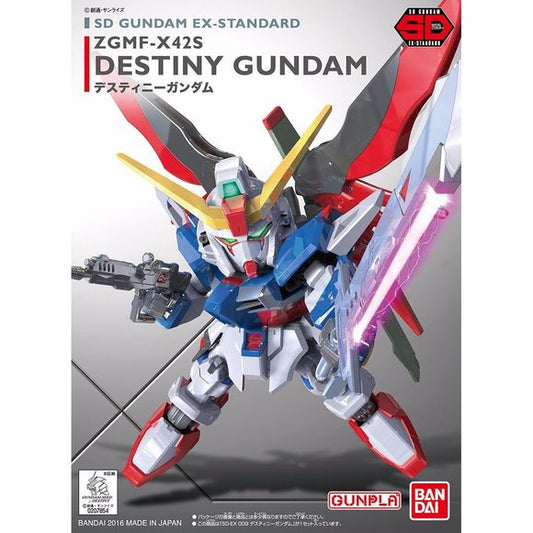 Bandai's SD Gundam EX Standard lineup features stylish proportions and newly designed joints for improved posability, as well as parts and weaponry that can be swapped with HG kits!  Each comes with foil stickers for the markings. Runner x5, Sticker x1, manual.