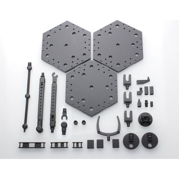 Bandai Hobby Gundam Action Base 4 Black Gunpla 1/100 Scale Display Stand | Galactic Toys & Collectibles