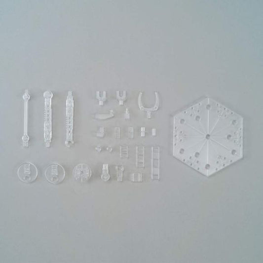 Bandai Hobby Gundam Action Base 5 Clear Gunpla 1/144 Scale Display Stand | Galactic Toys & Collectibles