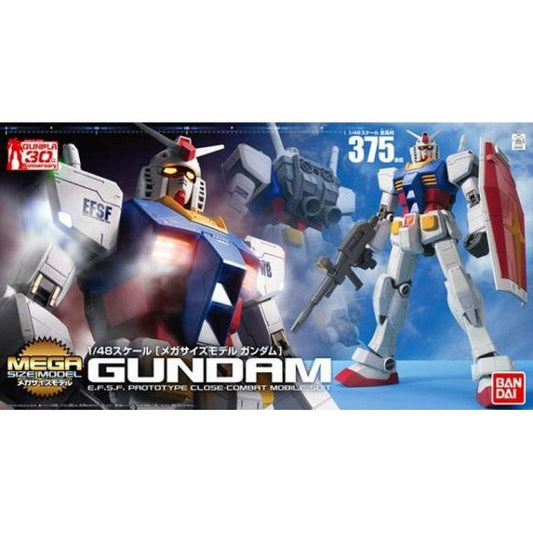 Bandai Hobby Mobile Suit Gundam RX-78-2 Mega Size 1/48 Scale Model Kit | Galactic Toys & Collectibles