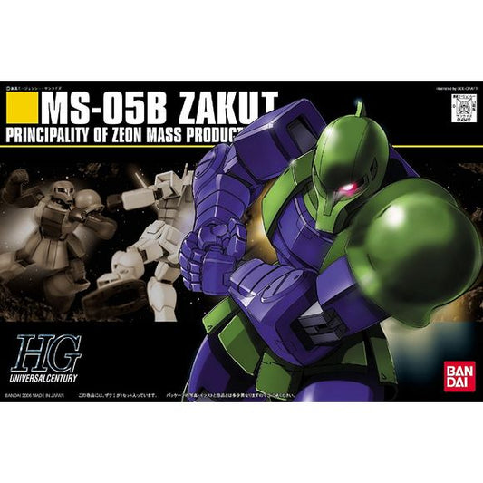 Bandai Hobby HGUC #64 MS-05B Zaku I HG 1/144 Model Kit