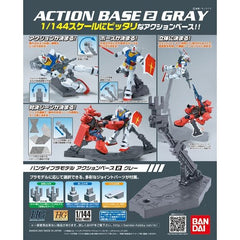 Bandai Hobby Gundam Action Base 2 for HG 1/144 Gray Display Stand