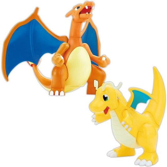 Bandai Spirit Pokemon Plamo Charizard & Dragonite Figure Model Kit