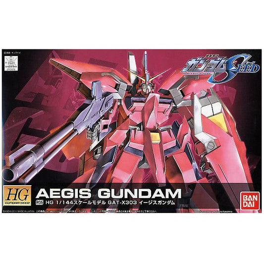 To coincide with the 10th anniversary of Gundam Seed Bandai has rereleased this hugely popular HG kit of the Aegis Gundam in a 'remastered' color reflecting those seen on the upcoming Blu-ray release.  A stand attachment and marking stickers are also included in this special release.