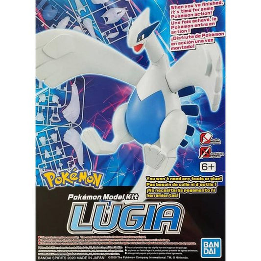 The Legendary Guardian of the Seas Pokemon from the hit video game Pokemon Gold & Silver!  By moving its neck, you can make its wings flap to unleash powerful hurricanes!  Pokemon model kits require no glue and tools to assemble!  Display stand included.