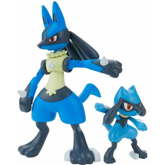 Bandai Hobby Pokemon Plamo Riolu & Lucario Figure Model Kit | Galactic Toys & Collectibles