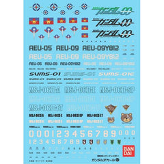 Bandai Gundam GD-47 Union/Human Reform League/AEU Series Decals 1/144 Scale Set | Galactic Toys & Collectibles