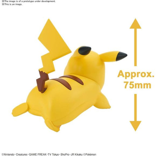 Bandai Hobby Pokemon Pikachu Battle Pose Quick Model Kit
