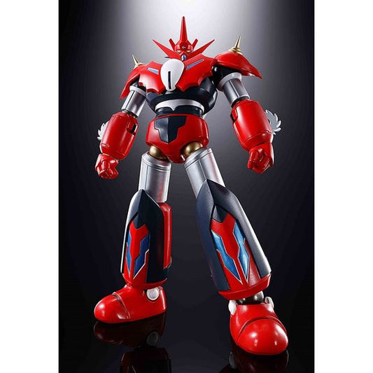 From the Getter Robo Arc series comes a figure of the mighty Getter D2 as part of the Soul of Chogokin series! He is highly poseable and comes with a plethora of interchangeable parts and accessories, perfect for recreating your favorite action-packed scenes.