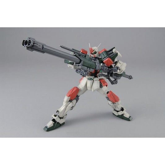 Bandai Hobby Gundam SEED Buster Gundam MG 1/100 Scale Model Kit | Galactic Toys & Collectibles