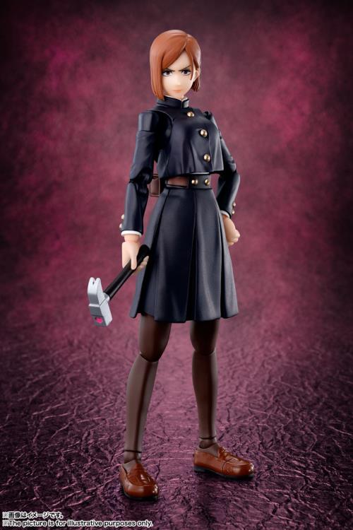 "I am Nobara Kugisaki!"

From the smash hit "Jujutsu Kaisen" series, the steely Nobara Kugisaki joins S.H.Figuarts! The included accessories let you re-create your favorite scenes from the show.