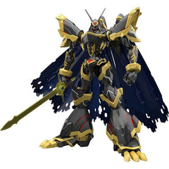 Bandai brings us a new Figure-rise Standard Amplified model kit of the Alphamon from "Digimon X-Evolution"! The parts division is carefully designed to make the different-colored areas on the Alphamon stand out; the booster on its back is equipped with a movable fin that's original to this model! The cloak is made of an ultra-thin PET sheet for expressive posability. An effect sheet is included, too.