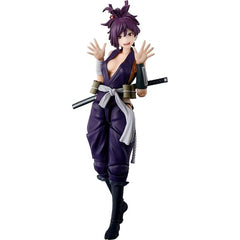Yuzuriha from "Hell's Paradise: Jigokuraku" is now a member of the S.H.Figuarts action-figure lineup from Bandai! She combines articulation and cuteness in an unforgettable way; she's loaded with points of articulation for a flexible range of motion so she can easily reproduce Kunoichi-like battle scenes. She also has a total of five interchangeable facial expressions; the upper part of her costume is made of a soft material so it won't interfere with her posing. Stands approximately 5.7" (14.5cm) tall. [Se