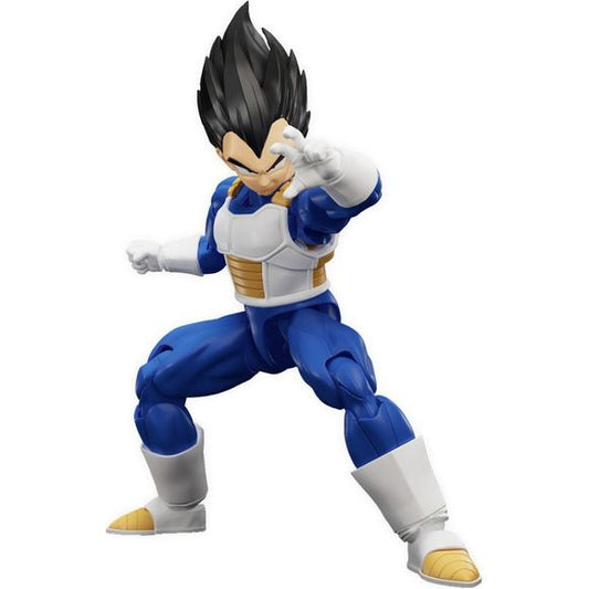 The second in the "NEW SPEC" series, which is full of range of motion and beautiful modeling! Vegeta (NEW SPEC Ver.) as he appears in "Dragon Ball Z"!

FEATURES: 
- Newly equipped with "Muscle Build System PLUS".
-  Thorough verification of human body structure. Pursue the reality that dwells in the details from the bumps of the muscles to the fingertips.
- Details are also applied to the parts hidden in the suit to express the muscles.
- The body line does not collapse even in bold poses.
- Various facial