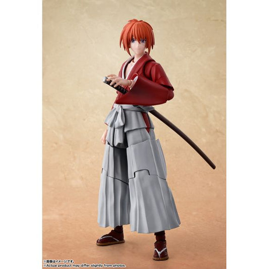 (PRE-ORDER: October 2024) Bandai Tamashii Nations Rurouni Kenshin S.H.Figuarts Kenshin Himura Action Figure | Galactic Toys & Collectibles