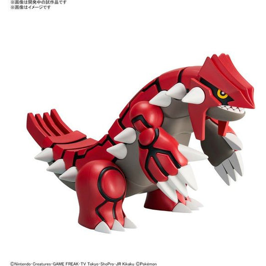 Bandai Hobby Pokemon Groudon Plastic Model Kit | Galactic Toys & Collectibles