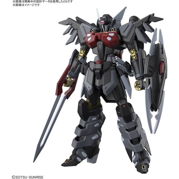 The Black Knight Squad Shi-ve.A from "Mobile Suit Gundam Seed Freedom" is now an HG model kit from Bandai! It's equipped with the "Seed Action System" internal structure that specializes in reproducing impressive poses! You can reproduce the shield injection mode by parts replacement; a lead wire is included. The chest armor opens and closes, and the beam cloak is made of soft material with gradation printing. Three beam sabers are included; they can be connected to equip both hands with a twin beam saber.