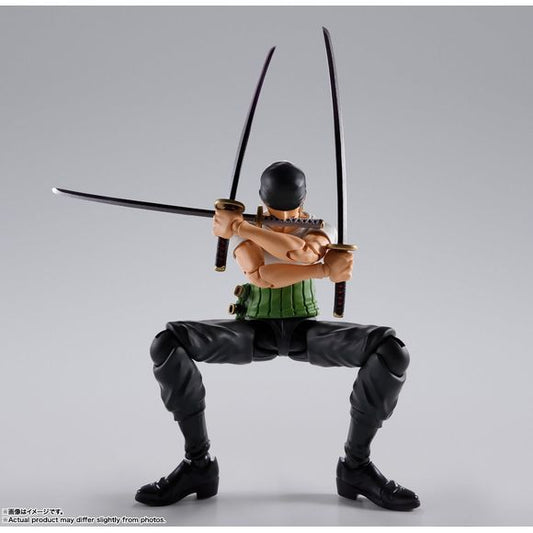 Bandai Tamashii Nations One Piece S.H.Figuarts Roronoa Zoro -Romance Dawn- Action Figure
