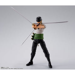 Bandai Tamashii Nations One Piece S.H.Figuarts Roronoa Zoro -Romance Dawn- Action Figure