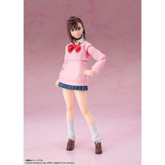 "Momo'' from the TV anime ''Dandadan'' has been made into a three-dimensional figure wearing a school uniform costume. Rich expressions and various poses can be reproduced! [Bonus parts] Body, Replacement wrist parts left and right 5 types each, 4 types of replacement facial parts