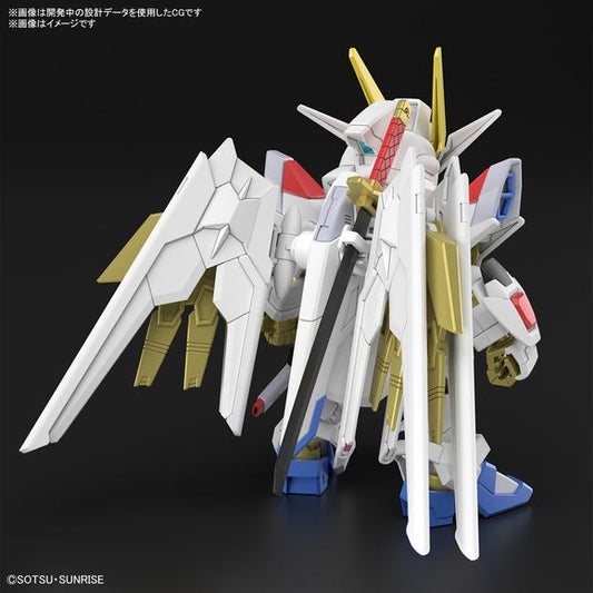 Bandai Hobby Gundam SEED Freedom Mighty Strike Freedom Gundam SDCS Model Kit