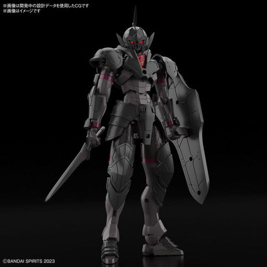Bandai's new figure-kit series, "30MF (30 Minutes Fantasy)," debuts with the Rosan Knight! This new lineup allows you to create your own fantasy-based figures and characters! The starter set includes armor and armed parts in addition to the base "silhouette" (elementary body). The "silhouette" is fully posable like a human body; movable axes are provided on the head and neck for natural flexibility. The new structure of the shoulder joint keeps the body line intact, even in bold poses. The movable parts of