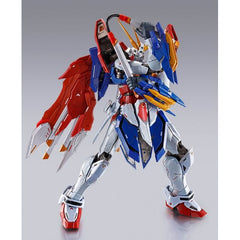 PRE-ORDER: Expected to ship in October of 2025

"BURNING GUNDAM", the Undefeated of the East, joins the superalloy-finished toy brand METAL BUILD! Now available with an extravagant design that can transform into "Burning Gundam Second", which appeared in the 30th anniversary spin-off series! Designed under the supervision of "Mobile Fighter G Gundam" director Yasuhiro Imagawa, this figure's steel body incorporates movability and gimmicks with the latest technology.